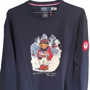 Polo Ralph Lauren Men’s 2026 Team USA POLO Bear L/S Size XL NWT